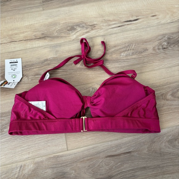Time and Tru Fuchsia Bikini Top - Picture 3 of 3